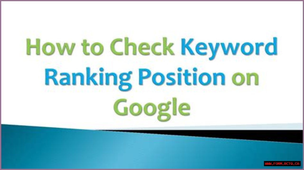 Check Your Keyword Position On Google: Free And Accurate Results