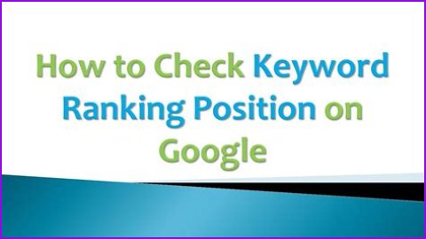 Check Your Keyword Position On Google: Free And Accurate Results